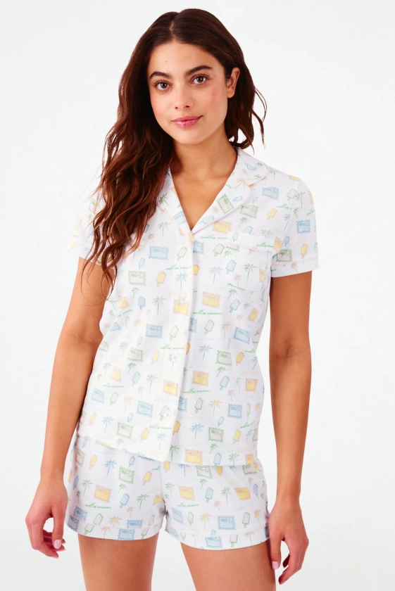 Endless Summer Polo Pajamas | Roller Rabbit