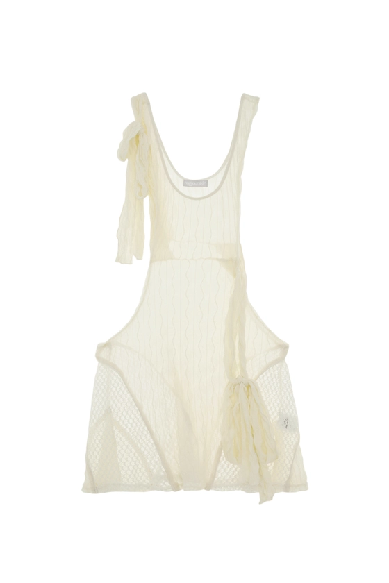 Strap mesh dress (Lemon) - hug your skin