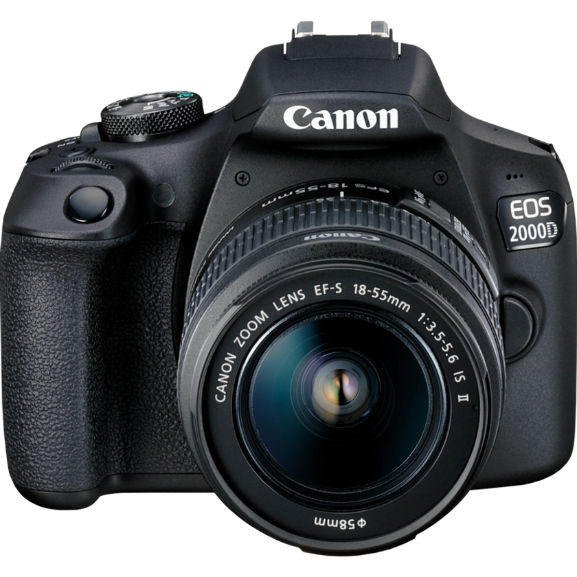 Appareil photo Canon EOS 2000D + objectif 18-55 IS II + batterie LP-E10