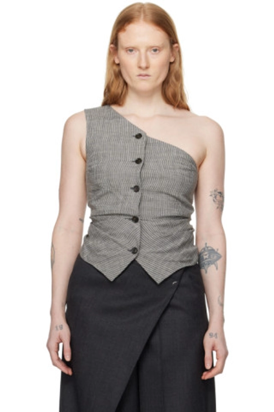 Acne Studios - Gray Single-Shoulder Tank Top