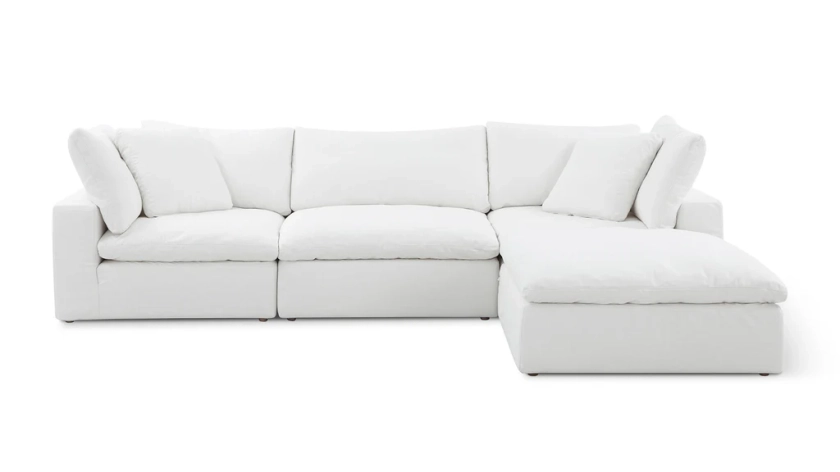 Movie Night™ 4-Piece Modular Sectional, Large, Brie