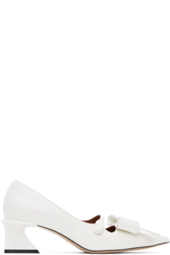 SHUSHU/TONG - SSENSE Exclusive White Pointed Heels