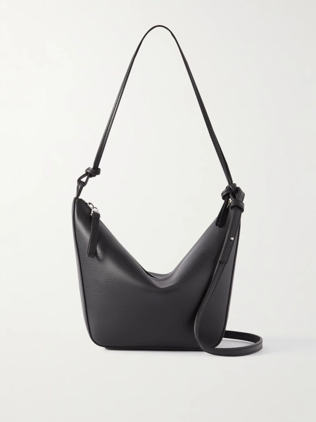 Black Hammock mini leather shoulder bag | LOEWE | NET-A-PORTER