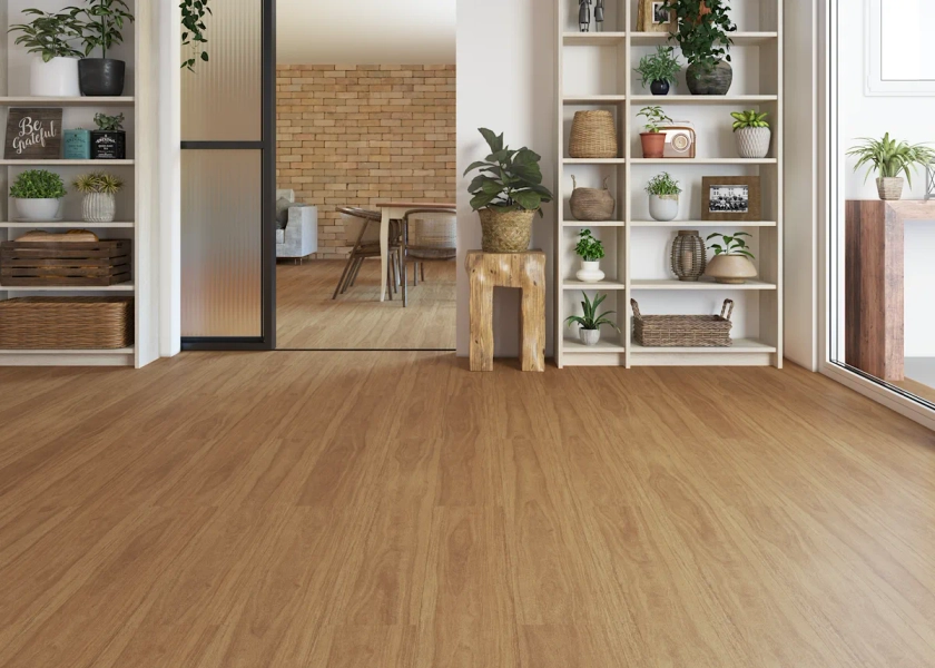 Dream Home 10mm Red Cumaru Waterproof Laminate Flooring 7.36 in. Width x 52.75 in. Length | LL Flooring