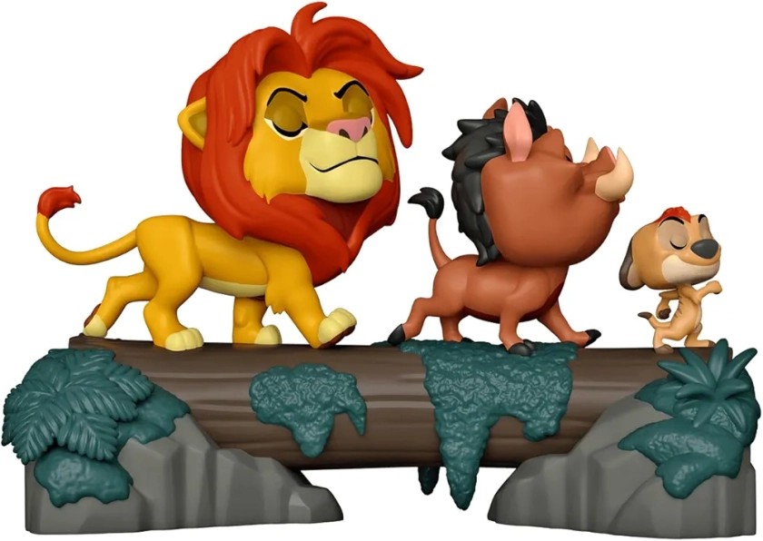 Funko Pop Hakuna Matata Disney 100 Special Edition N° 1313 Personnage Hakuna Matata du Roi Lion pour le 100e anniversaire de Disney, Pop en vinyle