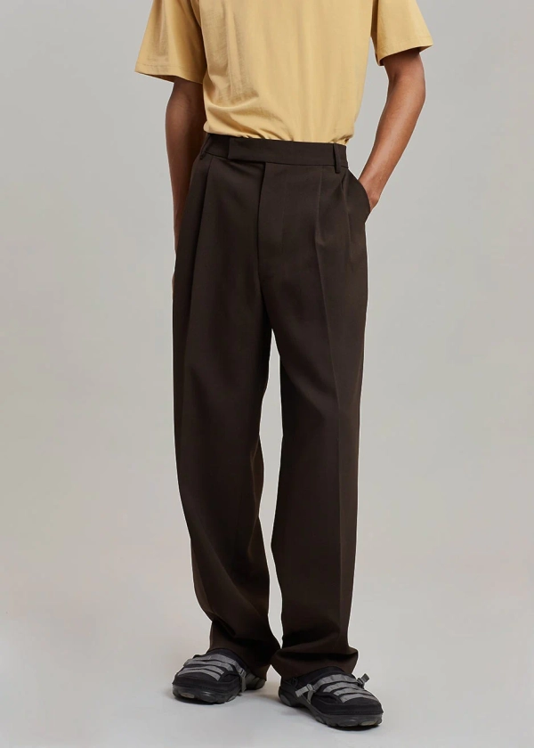 Beo Suit Pants - Dark Espresso