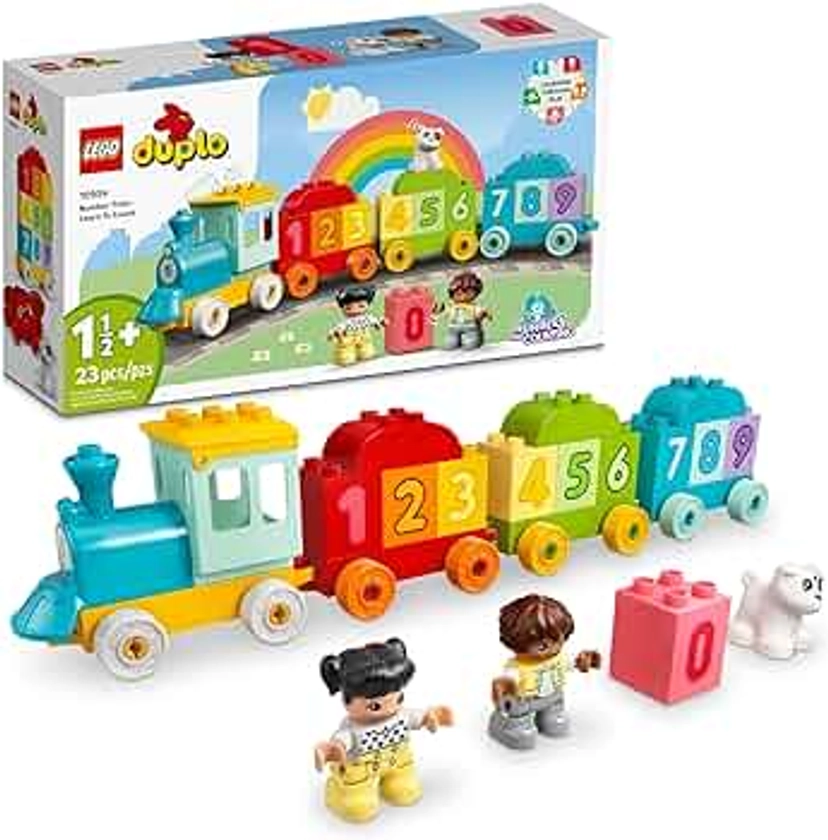 10954 LEGO® DUPLO® My First Trem dos Números - Aprender a Contar; Brinquedo de Construção (23 peças) | Amazon.com.br