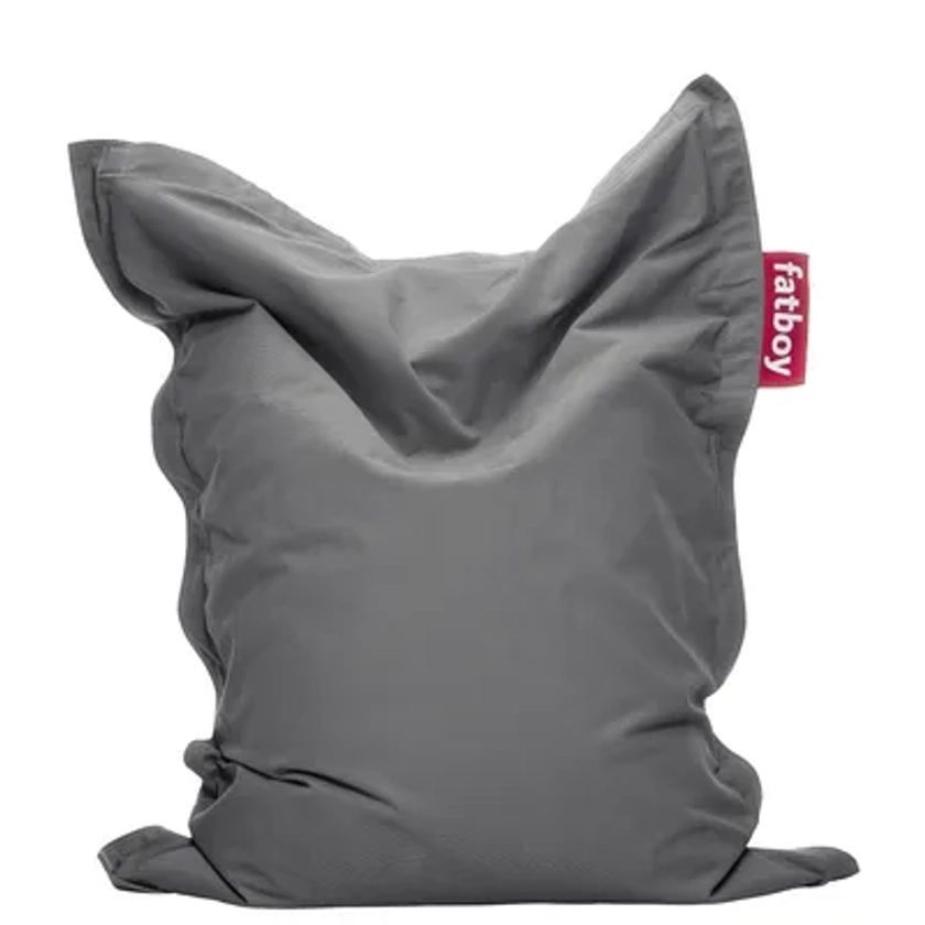 Pouf enfant Junior Stonewashed Fatboy - gris | Made In Design