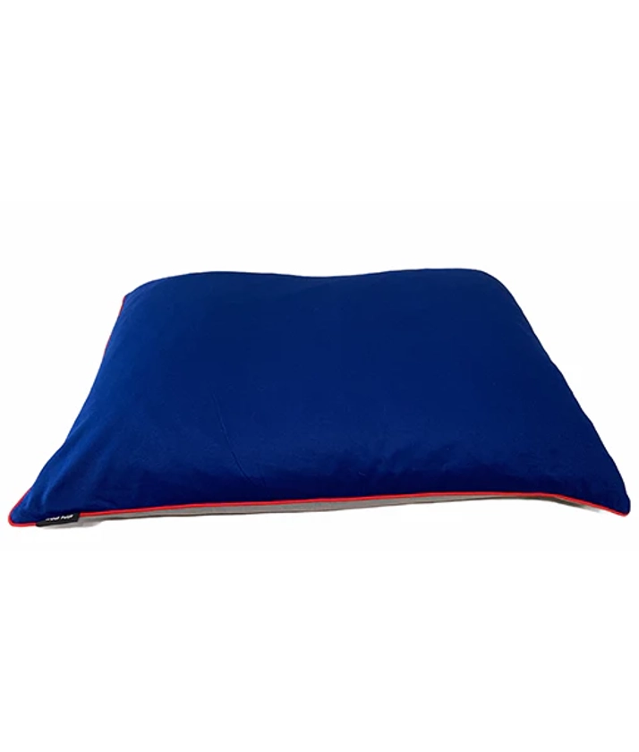 Wouf Pouf - Lazy All Day Bed Light Grey and Royal Blue