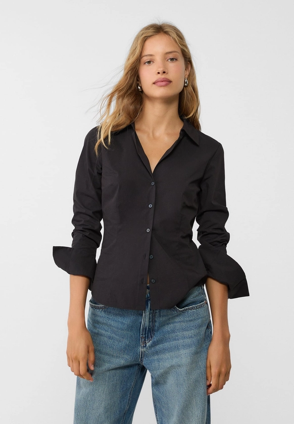 Chemise basique fit - Mode femme | Stradivarius France