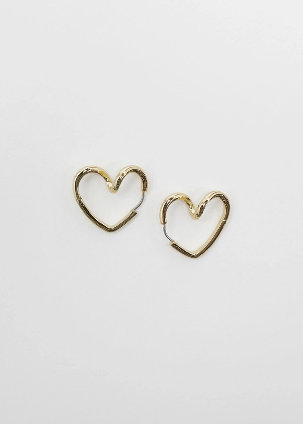 Heart Hoop Earrings - Gold - & Other Stories GB