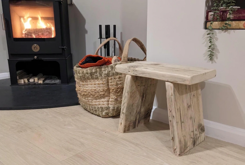 Wooden Milking Stool - Etsy UK