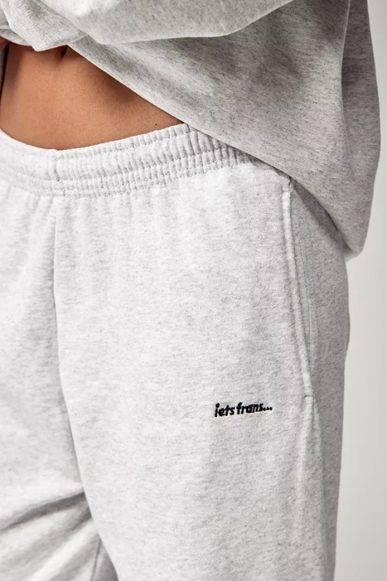 iets frans... Grey Cuffed Joggers