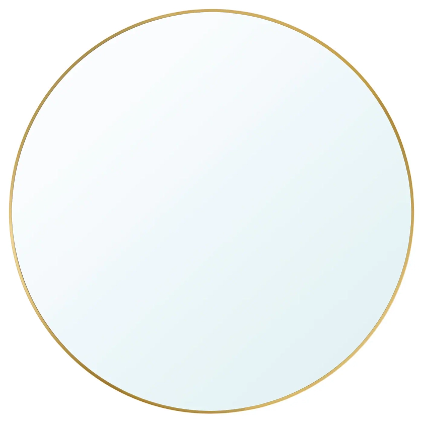 LINDBYN mirror, gold-colour, 80 cm - IKEA