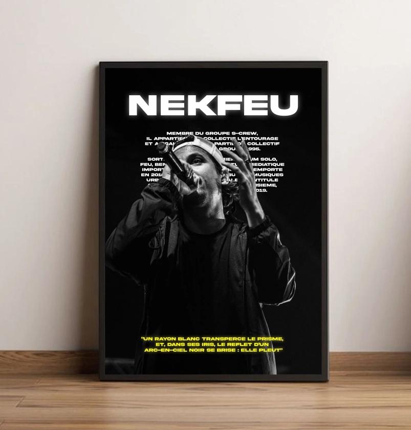 Poster Nekfeu - Visual Posters