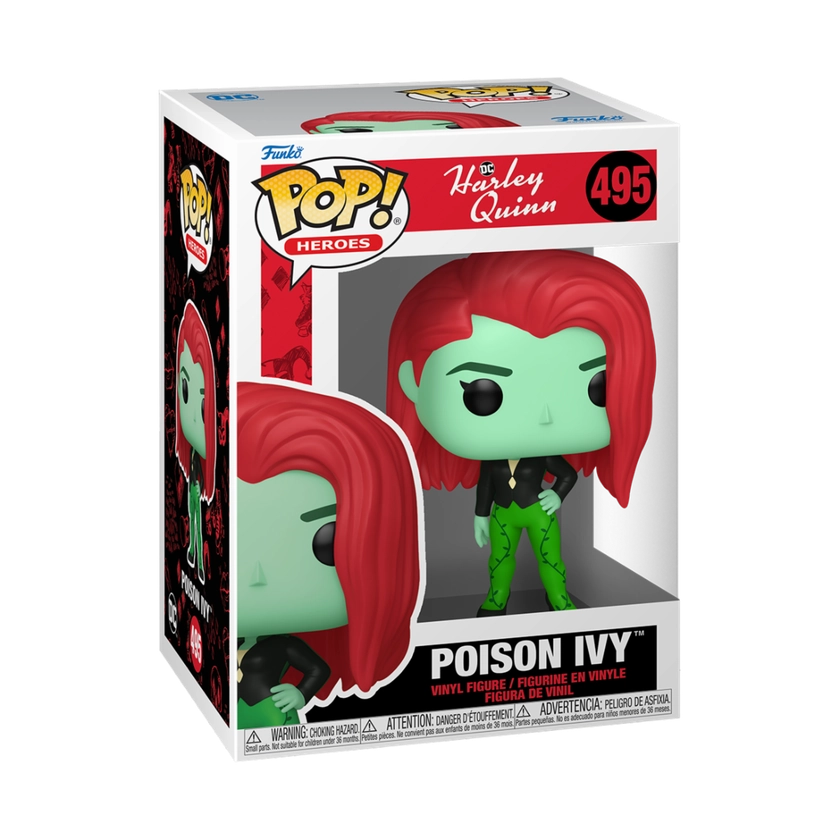 Funko POP! DC Super Heroes Harley Quinn (Animated Series) Poison Ivy #495