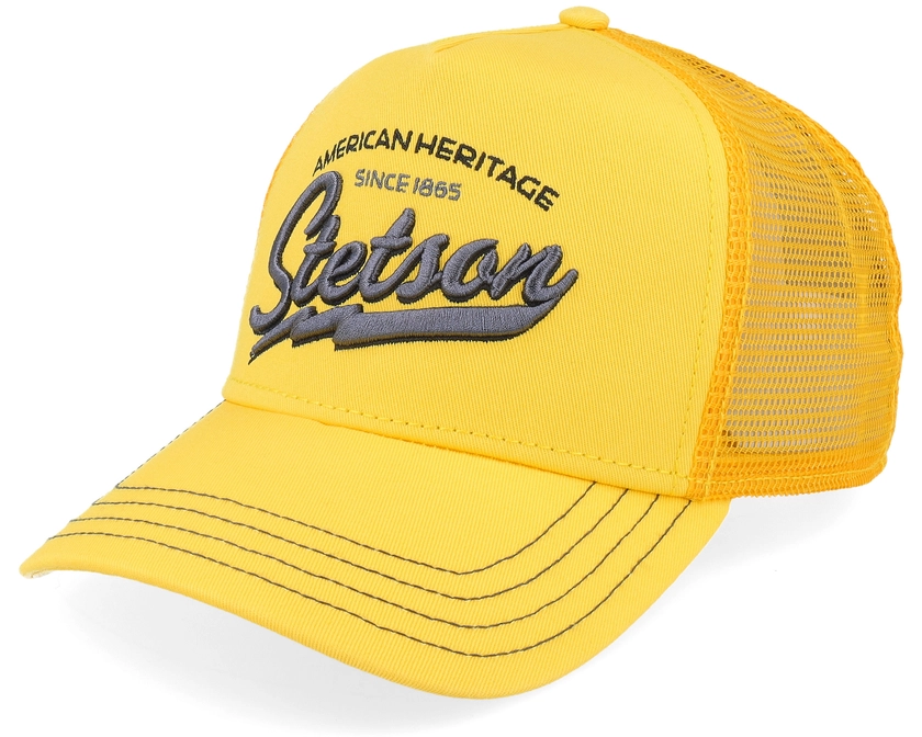 American Heritage Classic Yellow Trucker - Stetson keps - Hatstore.se