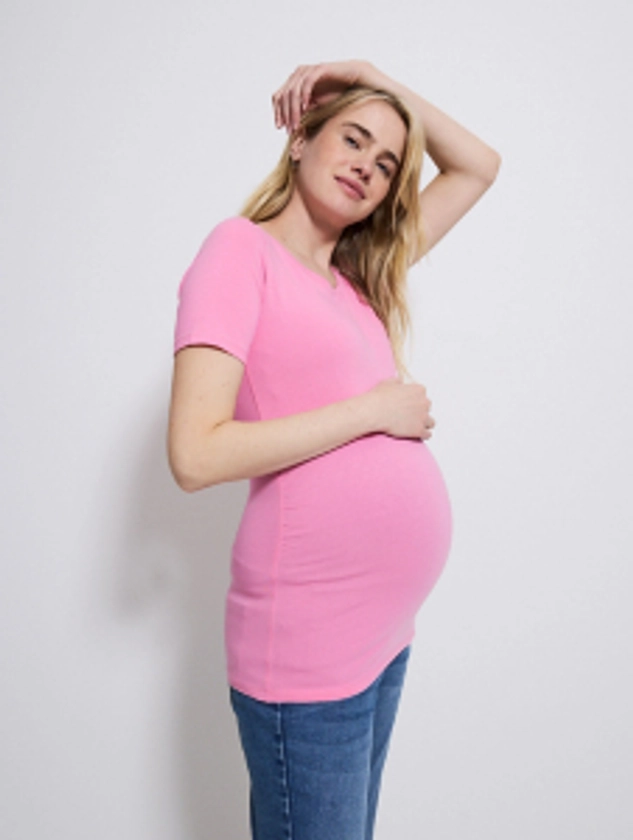 Maternity Pink T-Shirt