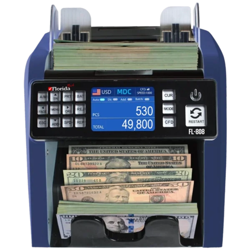 Florida FL-808 Cash Counting Machine: Buy now - Florida tech