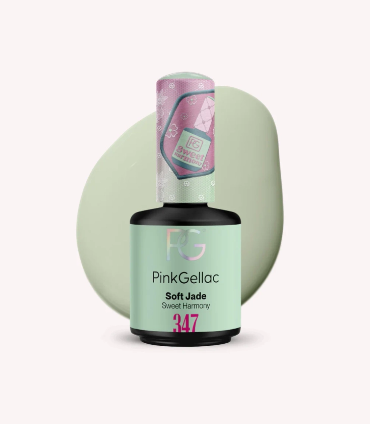 347 Soft Jade - Mint Groene Gellak - Pink Gellac