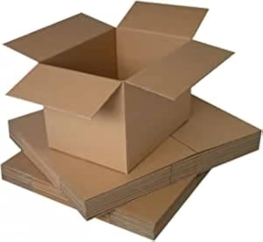 10 x Cardboard Boxes 457 x 305 x 254mm Medium Single Wall 18x12x10" Shipping Mailing Postal A3 (10) (10)
