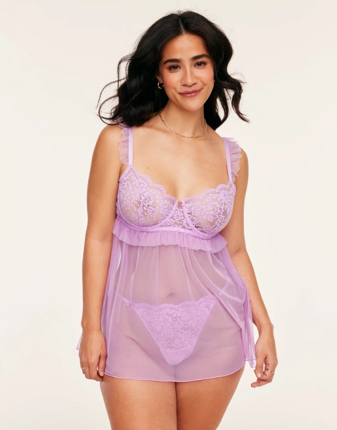 Sexy Lingerie For Plus Size: Teddies, Babydolls, Bustiers | Adore Me