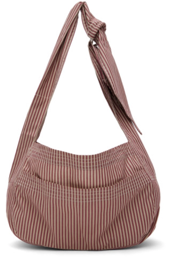 SC103 - Red & Beige Mini Cocoon Bag