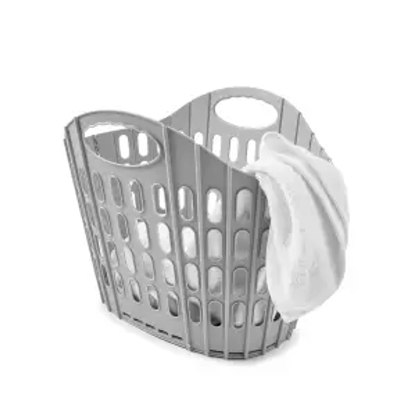 Collapsible Laundry Basket - Grey