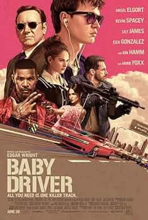 Baby Driver Movie Poster 24in x 36in