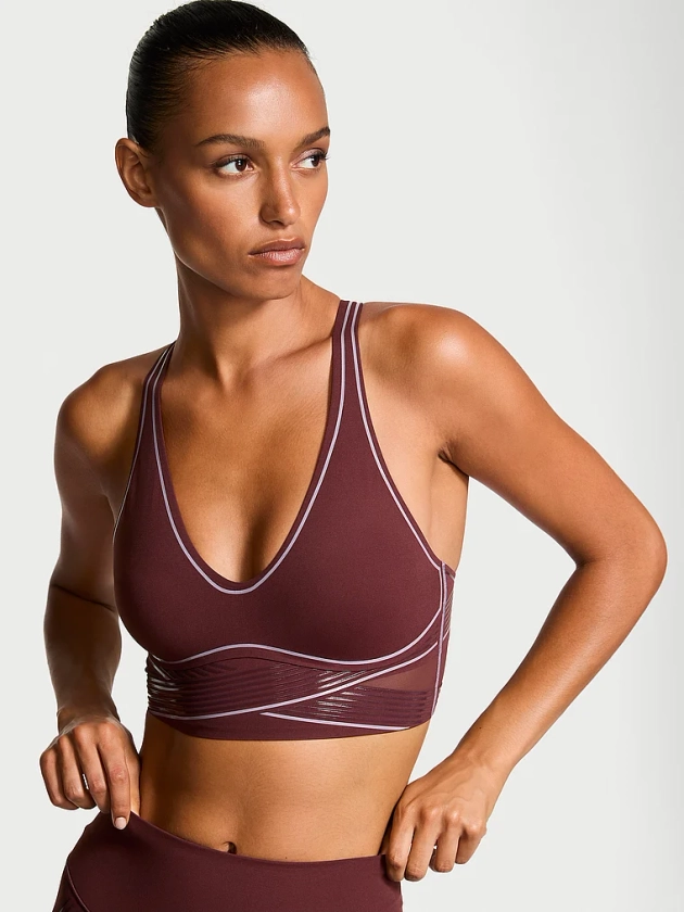 Buy New Style! VSX Elevate™ Refined Contours Plunge Bra - Order Sport Bras online 1125132200 - Victoria's Secret