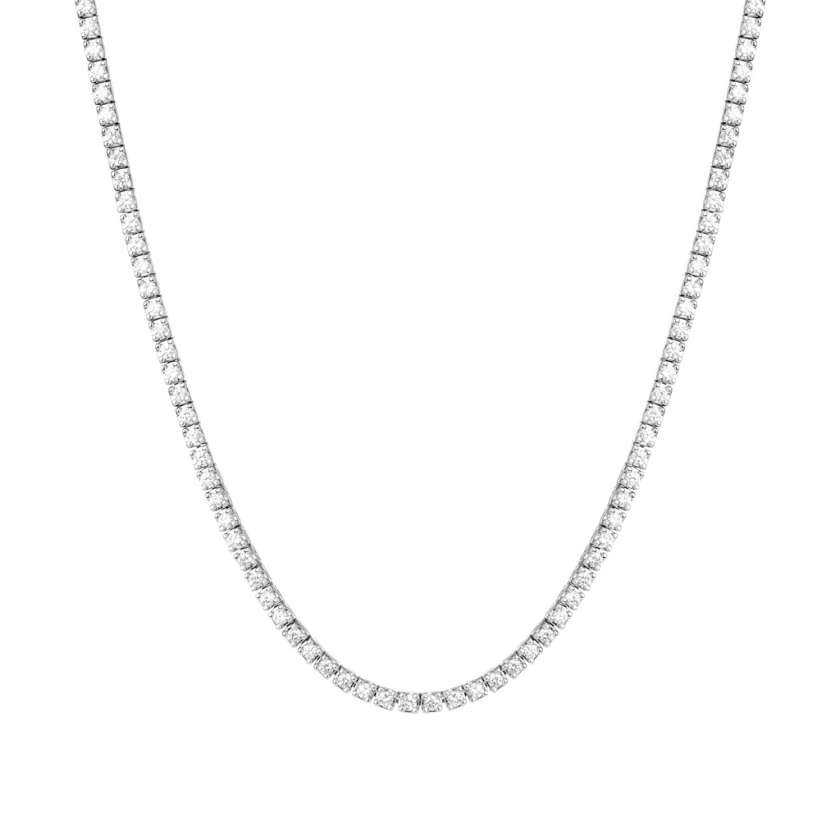 Classic Lab Grown Diamond Tennis Necklace