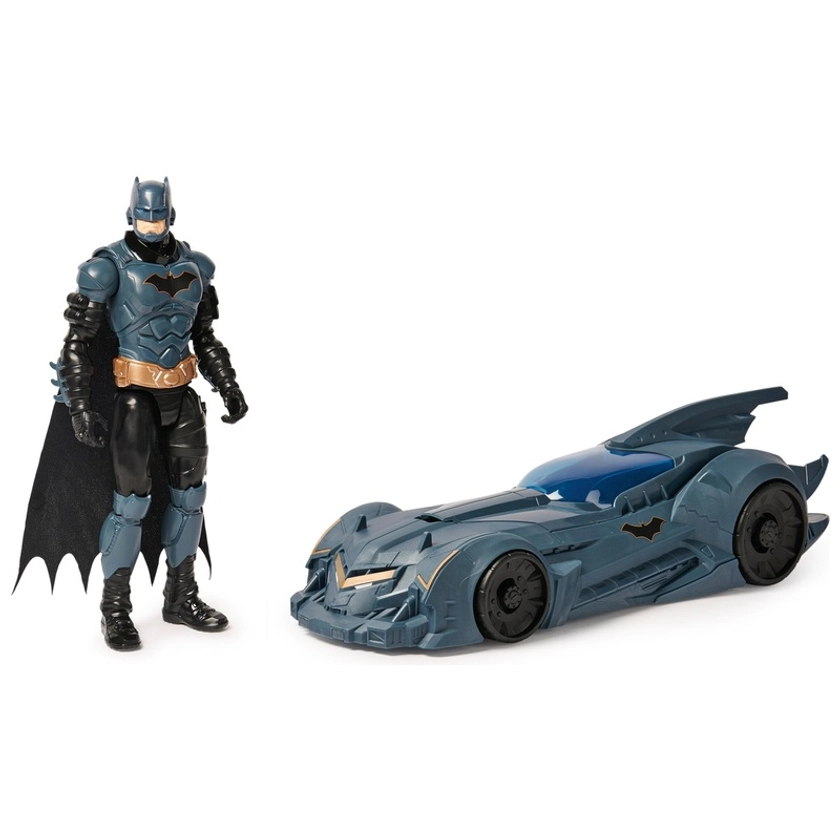 DC Comics - Figurine Batman Avec Batmobile 30 cm | Smyths Toys France