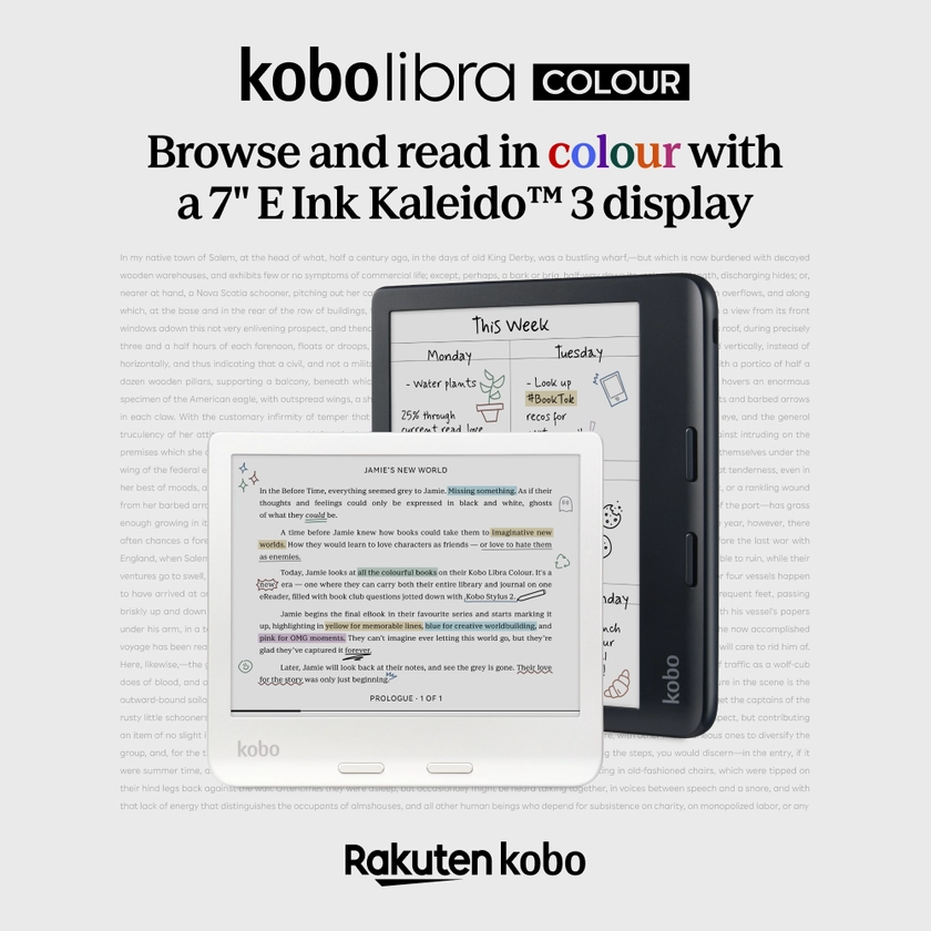 Kobo Libra Colour eReader — White