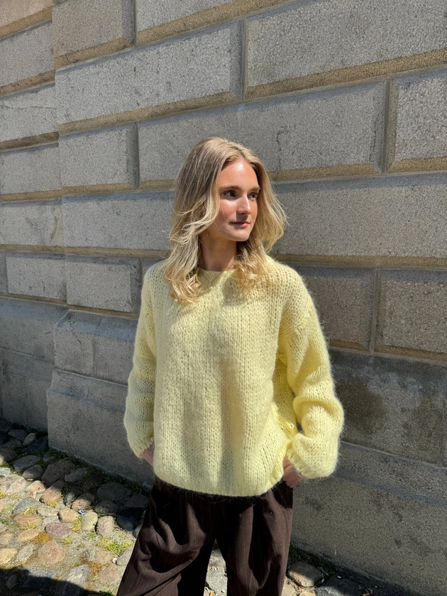 Genevieve oversized knit - Yellow