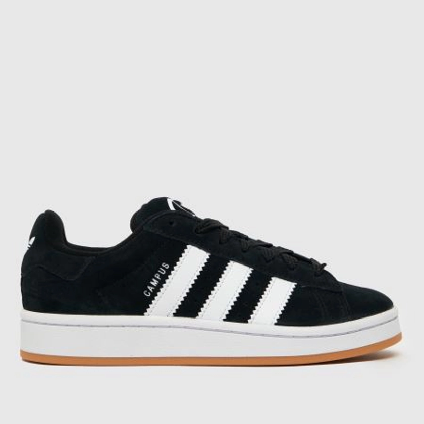 Kids Youth Black & White adidas Campus 00s Trainers | schuh