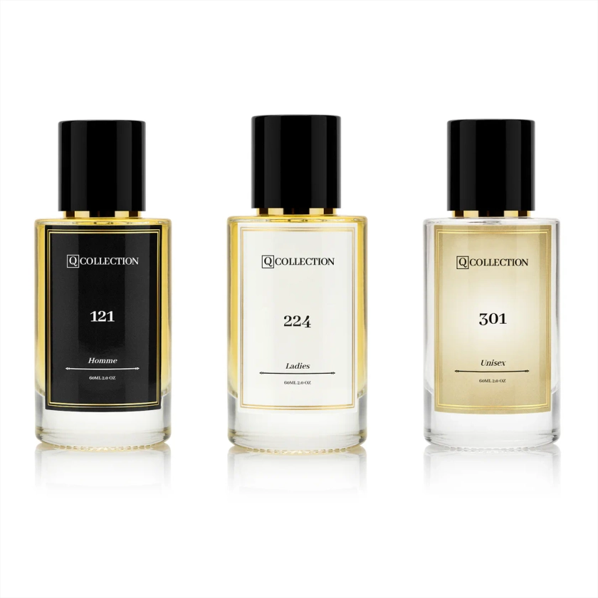 3X 60ML PARFUM SET (NAAR KEUZE)