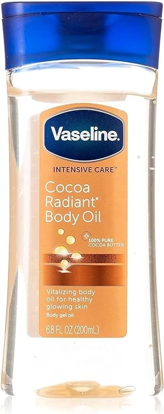 Vaseline Huile gel revitalisante pour le corps - Enrichie au beurre de cacao, à l'huile d'amande et aux extraits de noix du Brésil - 200 ml
