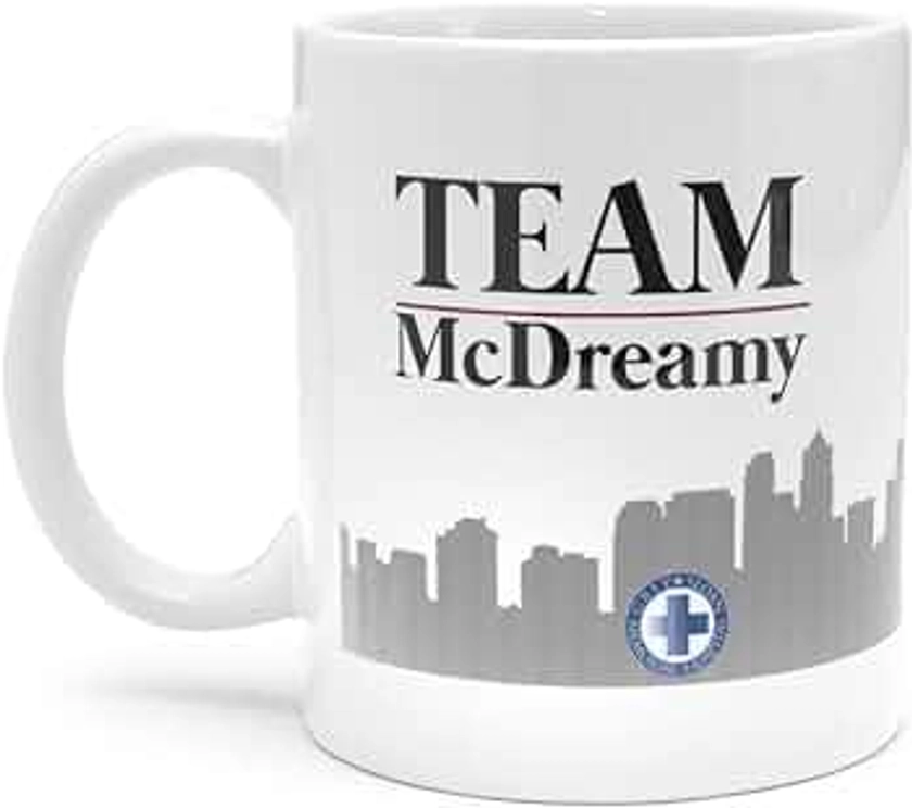 Surreal Entertainment Grey's Anatomy Team McDreamy Ceramic Mug | Holds 11 Ounces