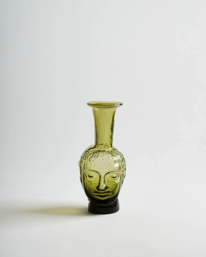 La Soufflerie Vase Tête, Olive