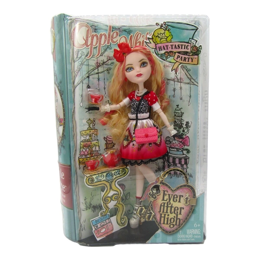 Ever After High Hat-Tastic Party Apple White Daughter of Snow White Doll New