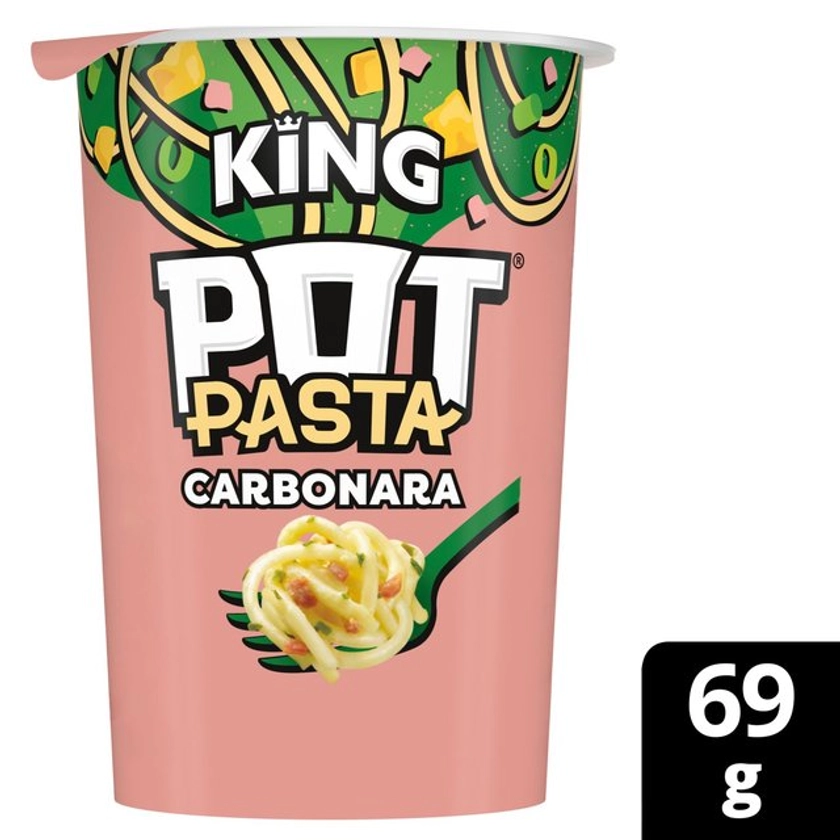 King Pot Pasta Creamy Carbonara | Ocado
