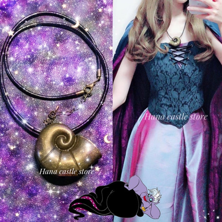 Secret Honey Disney Villain little mermaid Ursula Vanessa necklace | Hana Castle store