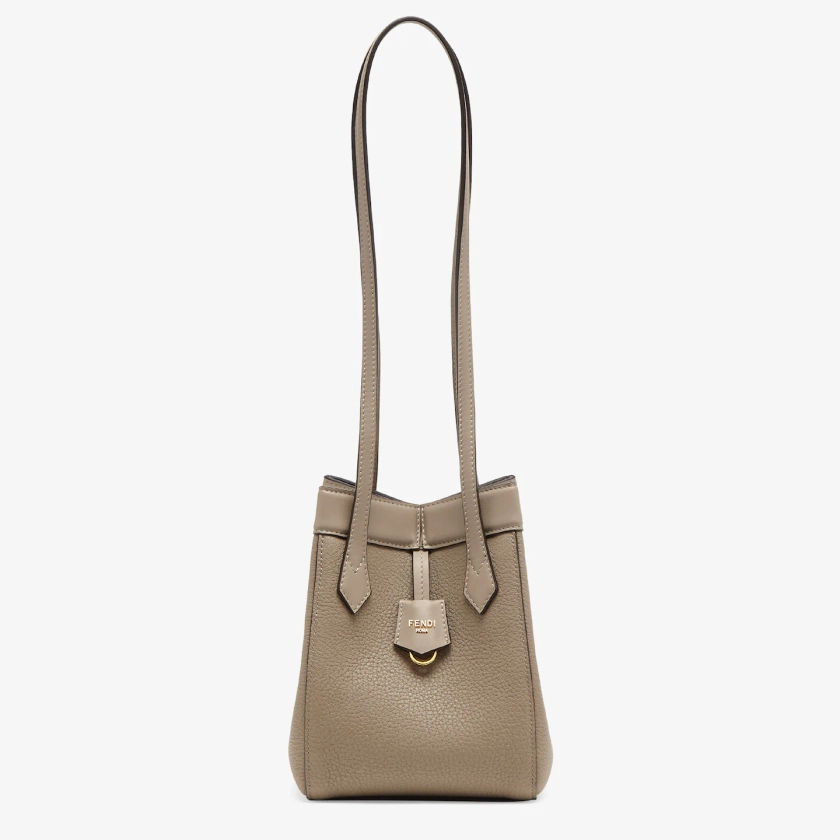 Mini Sac Shopping Sunshine - Mini sac en tissu FF marron | Fendi