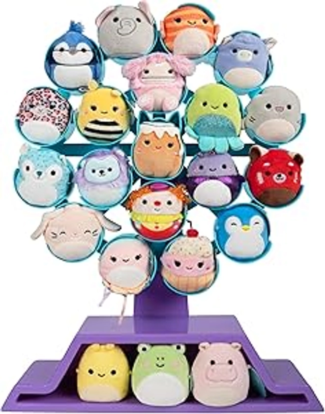 Squishmallows Original Micromallows Ferris Wheel Display Set - Includes 22 Micromallows (Amazon Exclusive)