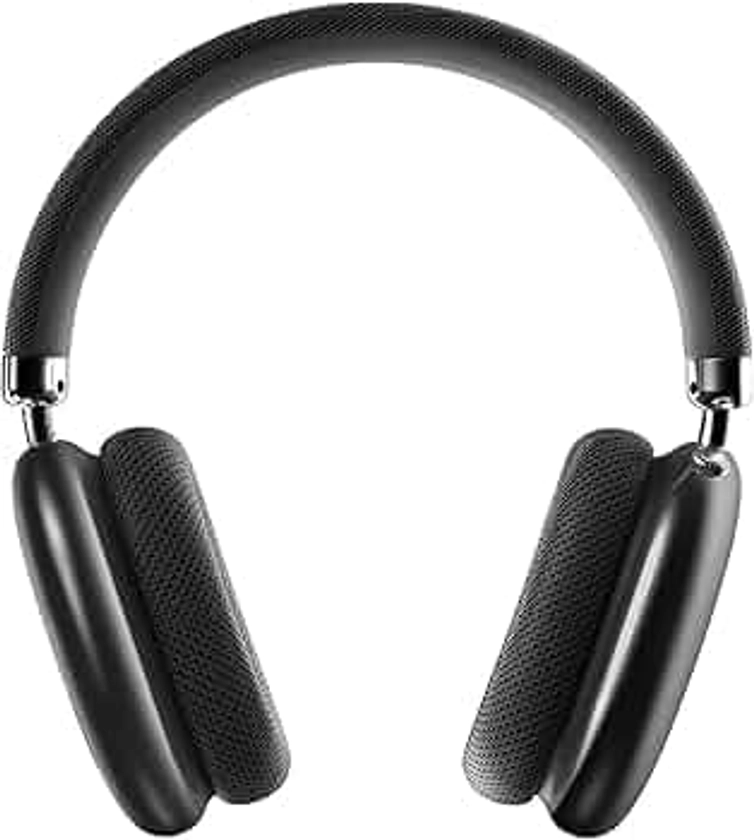 Wireless Headphones Over-Ear Headphones Active Noise Cancelling Bluetooth Headphones with Microphones, 42 Hours Playtime, HiFi Audio Adjustable Headphones for iPhone/Android/Samsung - Grey