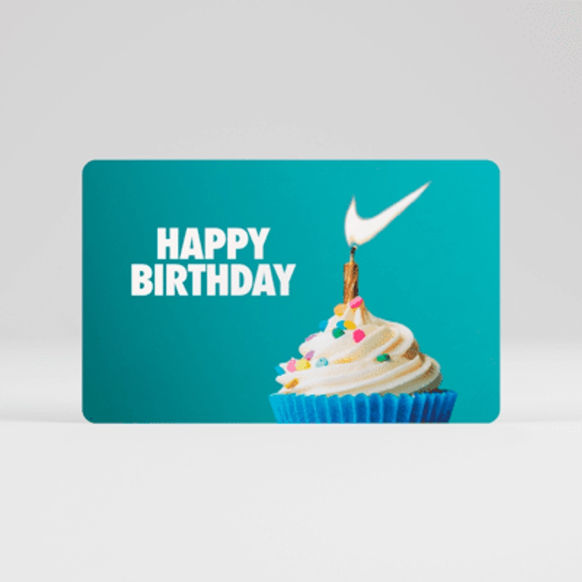 Nike Gift Card Mailed in a Mini Nike Shoebox