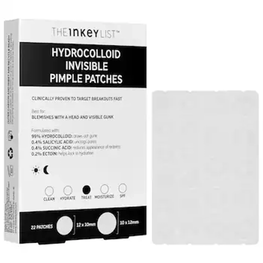 Hydrocolloid Invisible Pimple Patches - The INKEY List | Sephora