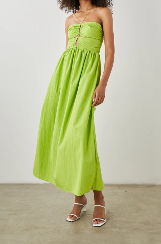 SILVIA DRESS - BANANA LEAF