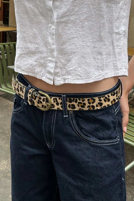 Ceinture léopard