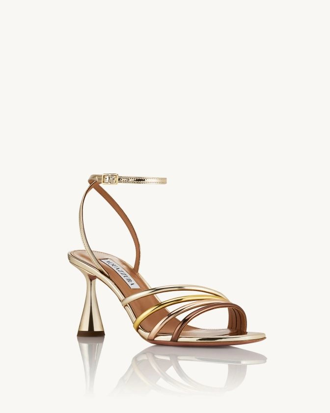 Latour Sandal 75 gold Aquazzura@ Official